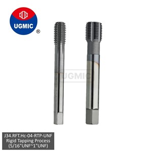 J34.RFT.Hc-04-ชุดเครื่องมือต๊าปเกลียวแบบแข็ง-ขนาด 5/16" 3/8" 1/2" 9/16" -เกลียว UNF-แบบขึ้นรูปด้วยลูกกลิ้ง- ต๊าปเกลียว HSS-Co-ก้านเกลียวแบบ JIS - Product Image 1