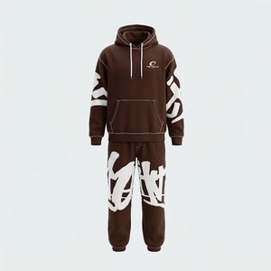 Conjunto Deportivo para Hombre de Alta Calidad, Ligero, Transpirable, de Secado Rápido, Colores Sólidos, Cierre de Cremallera, con Logotipo Personalizado - Product Image 1