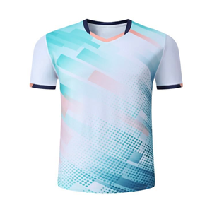Camiseta de Fútbol Sublimada con Cuello en V para Hombre, Manga Corta, Absorbe la Humedad, 100% Poliéster, Corte Regular, Diseño Sólido, Cierre de Hebilla en T - Product Image 5