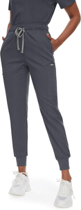 Wholesale Grey Jogger Style Scrub <b>Sets</b> Medical Hospital Uniforms Fashionable Nursing Scrubs Professional <b>Doctor</b> Suits Unisex - Product Image 4