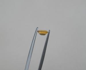 Citrino Natural Octogonal, Gema Suelta Natural de 6x4mm, Certificado por Terceros, Verde, para Joyería, Efecto Estrella - Product Image 3