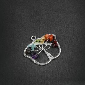 Forma personalizada Árbol DE LA VIDA Colgantes Collar Ágata Piedra preciosa tallada en estilo Feng Shui Uso de recuerdo - Product Image 4