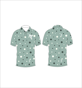 เสื้อโปโลชายลายจุด แขนสั้น สไตล์ลำลอง ปกติดกระดุม ใส่ได้ในฤดูร้อน รับสกรีนโลโก้ด้านหน้า - Product Image 6