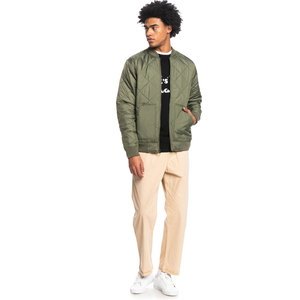 2023 Wholesale <b>Men's</b> Wool Bomber <b>Jacket</b> Patchwork High Street Direct Factory Price Custom Fashion Streetwear Winter Thick - Product Image 1