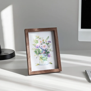 Wooden Brown <b>Picture</b> <b>Frame</b> <b>for</b> <b>Wall</b> and Desktop Display by blossom craft india - Product Image 1