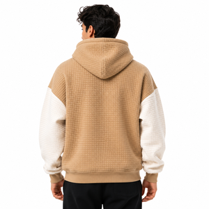 Sweat-shirts à capuche personnalisés bicolores en molleton épais de coton – Vêtements streetwear confortables – Fabricant – Commandes en gros – États-Unis - Product Image 3
