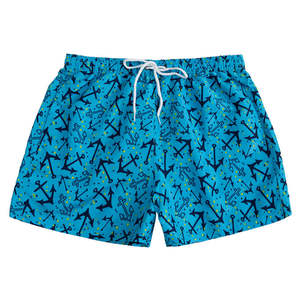 Shorts décontractés pour hommes en polyester/coton légers, séchage rapide, conçus pour les journées à la plage, les vacances, le port quotidien, fonctionnels - Product Image 3