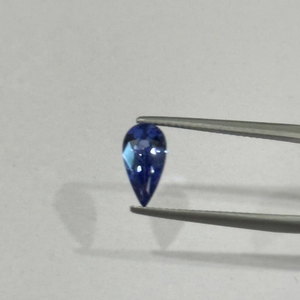 Saphir bleu naturel du Sri Lanka, 2 carats, taille poire, pierre précieuse non traitée, qualité AAAA, intérieur propre, saphir bleu rare - Product Image 5