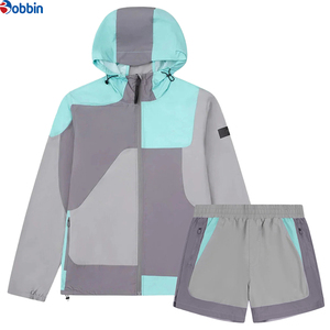 Conjunto Deportivo de 2 Piezas para Hombre con Logotipo Personalizado, Chaqueta Deportiva y Pantalones Cortos, Ropa Deportiva de Moda, Nueva Llegada, Conjunto Informal Cortavientos - Product Image 5
