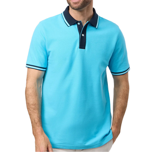Camisetas Polo de Secado Rápido para Hombre al por Mayor, Logotipo Personalizado, Camiseta de Golf de Poliéster, Diseño Popular - Product Image 1