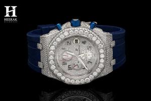 Reloj Cronógrafo de Lujo con Diamantes de Heerak Diamonds – Personalizado con Diamantes Cultivados en Laboratorio/Naturales Certificados - Product Image 6