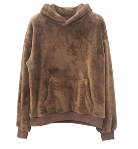 Men's Casual Winter <b>Jumper</b> <b>Pullover</b> Double-Sided Wool Fleece Hoodie with O-Neck Pocket Regular Fit Anti-Shrink Warm Sweatshirt - Product Image 5