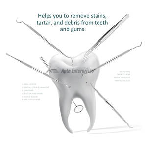 Dental Tartar Scraper Manual Medical Grade Stainless Steel Professional Teeth Cleaning Tool Dental Scaler Plaque Tartar Removal - Product Image 4