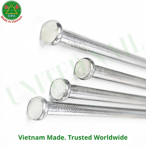 Clous en acier à tige lisse de 11,6 pouces avec tête à motif damier, ronds/plats, pour la construction, en provenance du Vietnam |   Clavo de uso gen - Product Image 1