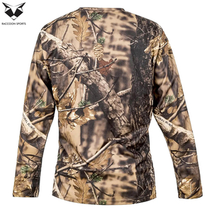 Camisetas y Tops de Caza de Manga Larga, Ligeras, Transpirables, con Tecnología de Absorción de Humedad, de Poliéster y Algodón con Perlas - Product Image 2