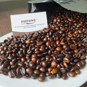 Granos de café tostados DHPONE hechos en Dak Lak Vietnam listos para enviar tostadores de café al por mayor granos de café tostados Robusta - Product Image 6