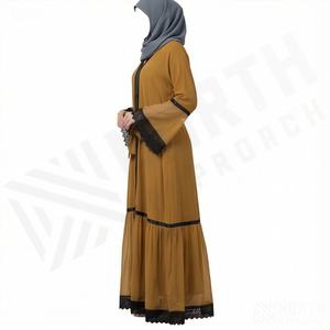 Nueva Abaya Elegante Hecha a Medida para Mujeres, Vestido Musulmán, Ropa Islámica de Alta Calidad, Moda Modesta, Suministro al por Mayor - Product Image 3