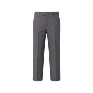 Pantalones de Uniforme Escolar Grises de Alta Demanda para Niños, Corte Recto Clásico, Suministro al por Mayor - Product Image 1