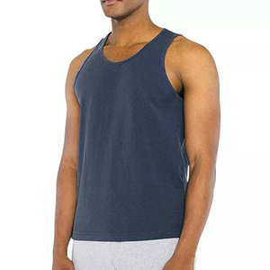 Camiseta sin mangas informal para hombre, de tela suave de algodón, diseño sin mangas, adecuada para el clima, moda diaria, playa, vacaciones, hogar o estilo urbano. - Product Image 1