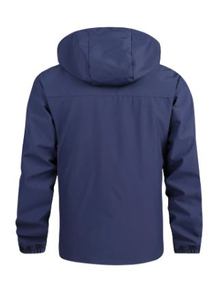 Chaqueta Cortavientos Bomber Unisex, Chaqueta de Pesca Informal a la Moda para Hombre con Tecnología Windstopper y Cremallera para Actividades al Aire Libre - Product Image 4