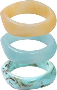 Ensemble de bracelets en résine épaisse de qualité supérieure ALTAMASH CRAFT |   Bijoux de mode pour femmes |   Bracelets OEM ODM - Product Image 4