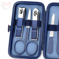 Kit de manucure professionnel de luxe durable en 8 pièces, en acier au carbone, outils de soin des ongles, ensemble de beauté pour pédicure, boîte