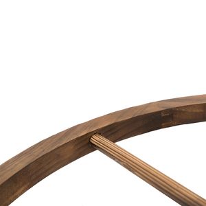 Ponte da Giardino in Legno da 1 Metro (3,3ft) con Base ad Arco per Paesaggistica e Pavimentazione - Product Image 4