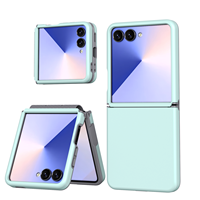 Coque de téléphone tendance transparente antichoc en TPU PC 360° pour Flip 6/7/8