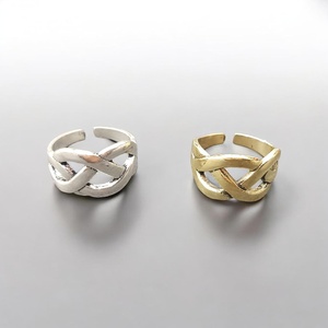 Bagues en laiton de style bohème, plaquées or, bijoux pour femmes, cadeau d'anniversaire - Product Image 1