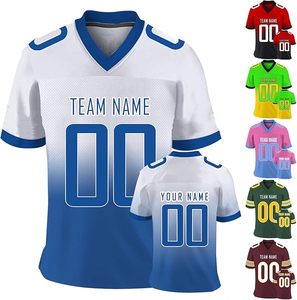 Top Sale Breathable American Football Jersey Men's Plus Size Sportswear Short Sleeves 100% Polyester Custom Colors - Product Image 5