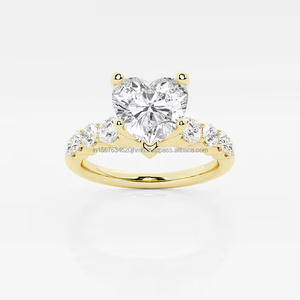 Anillos de Zirconia Cúbica con Corte Ovalado y Certificación IGI en Oro Amarillo para Mujer - Joyería de Lujo para Bodas y Fiestas, Fabricación Exclusiva de Joyería con Diamantes - Product Image 1