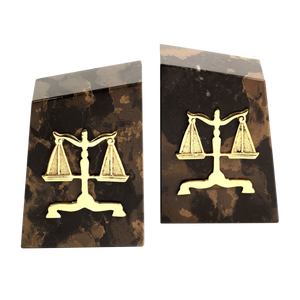 Decoración de Hotel de Lujo, Baldosa de Mármol Ónix Natural con Diseño de Libro (MROMBE-008), Decoración para Oficina en Casa, Sujetalibros para Escritorio - Product Image 6