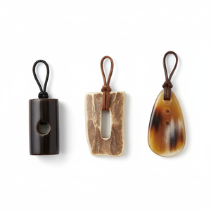 Bouton à bascule en corne polie naturelle et écologique, fermeture en corne de buffle faite à la main en gros pour accessoires vestimentaires - Product Image 1