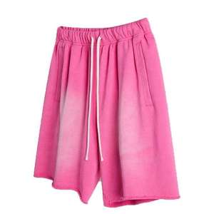 Shorts délavés personnalisés pour hommes, style vintage, en coton, décontractés, pour l'été - Product Image 5