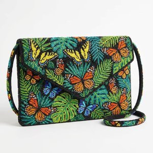 Bolso de Hombro Bohemio de Lujo con Cuentas Hechas a Mano |   Bolso de Mano de Moda para Mujer con Diseño de Olas Oceánicas, para Viajes al Aire Libre, con una Sola Correa, Fabricación OEM en India - Product Image 2