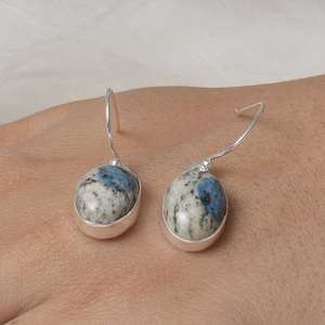 K2 ต่างหูแจสเปอร์เครื่องประดับอัญมณีธรรมชาติทำด้วยมือต่างหูห้อยที่ไม่ซ้ำกันโบโฮแฟชั่นของขวัญสำหรับผู้หญิงสาวอุปกรณ์เสริมอินเทรนด์ - Product Image 3