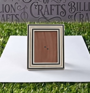 Premium Black <b>White</b> Resin Photo <b>Frame</b> Luxury Handmade <b>Picture</b> Holder for Home Office Decor - Product Image 5