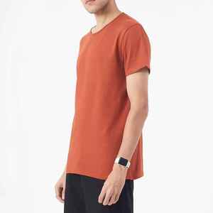 Camiseta de manga corta transpirable y duradera 100% algodón para hombre, corte holgado, estampada, para entrenamiento, para todas las estaciones. - Product Image 3