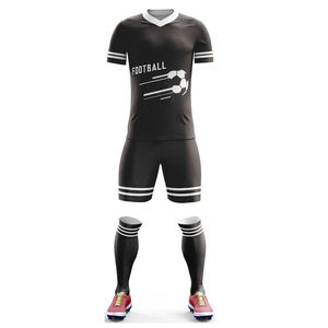 Maillots de football personnalisés en gros, respirants, à manches courtes, avec sublimation, tenues de sport - Product Image 5