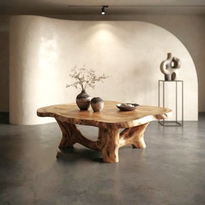 Handcraft Modern Solid Wood Coffee <b>Table</b> Apartment Living Room Tea <b>Table</b> American <b>Small</b> Coffee <b>Table</b> Luxury <b>Wooden</b> Living Room - Product Image 2