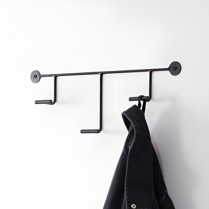 Porte-manteau mural multifonctionnel moderne en métal, idéal pour salon et chambre à coucher – Offre Spéciale - Product Image 2