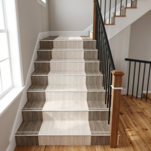 10mm/20mm Thick Matte Finish GVT Porcelain <b>Step</b> Riser Tiles 1000x300mm & 1000x200mm Non-Slip Outdoor Stair Treads for Export - Product Image 4