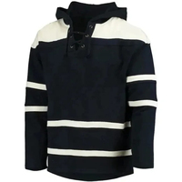 Nouvelle Arrivée - Sweat à Capuche de Hockey en Twill Respirant de Haute Qualité avec Broderie Personnalisée - Taille Plus pour l'Hiver et le Hockey sur Glace
