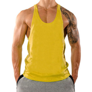 Débardeur en coton décontracté pour homme, sans manches, pour l'entraînement sportif, fabricant OEM - Product Image 1