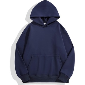 Sudadera con Capucha Verde Unisex, Corte Regular, Color Sólido, Informal, de Forro Polar, con Bolsillo, Transpirable, 320g, para Invierno - Product Image 6