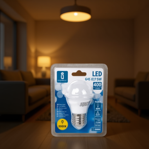 Lampadina LED G45 E27 5W 3000K Luce Calda 400 Lumen Ampio Angolo per Retrofit e Aggiornamento - Product Image 3
