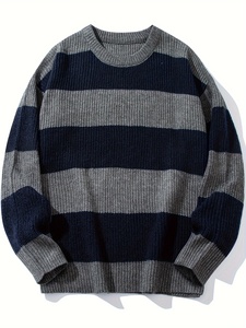 Suéter moderno de punto para mujer, cómodo, elegante, cálido, transpirable, ropa de invierno, corte relajado, informal, chic, elegante, para combinar en capas. - Product Image 3