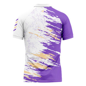 Polo de tennis unisexe de haute qualité respirant extensible dans les quatre sens séchage rapide polyester spandex sans couture personnalisé manches complètes - Product Image 4