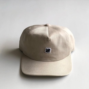 Custom 5 Panel Cotton Twill Baseball Cap <b>Flat</b> Brim Small Front Embroidered Logo Snapback Trucker <b>Hat</b> - Product Image 2