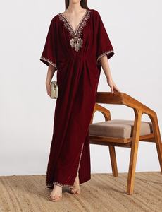 2026 Trendy Beautiful Dubai Kaftan for Women Hand Work Kaftan Traditional Islamic Clothing and Accessory Designed - Product Image 4